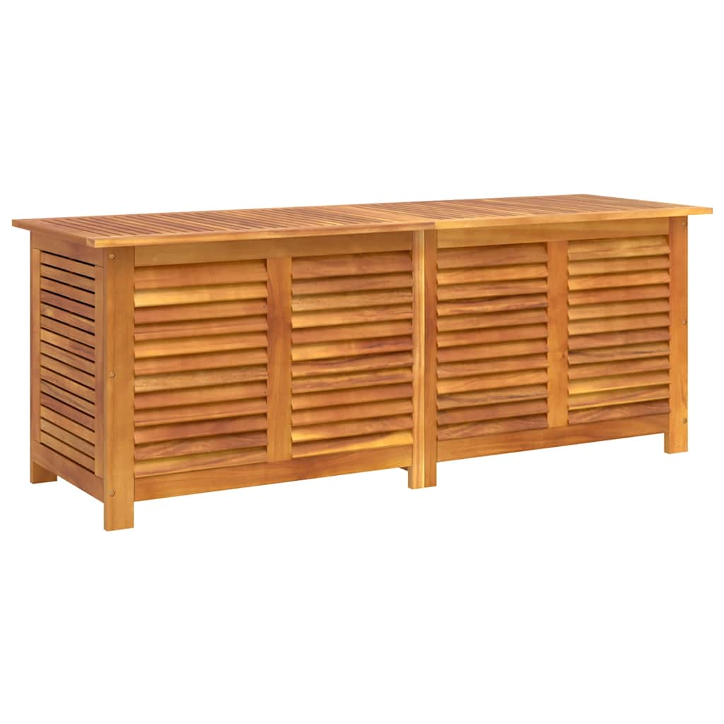 Vrtna kutija za pohranu s rešetkama 150x50x56 cm drvo bagrema