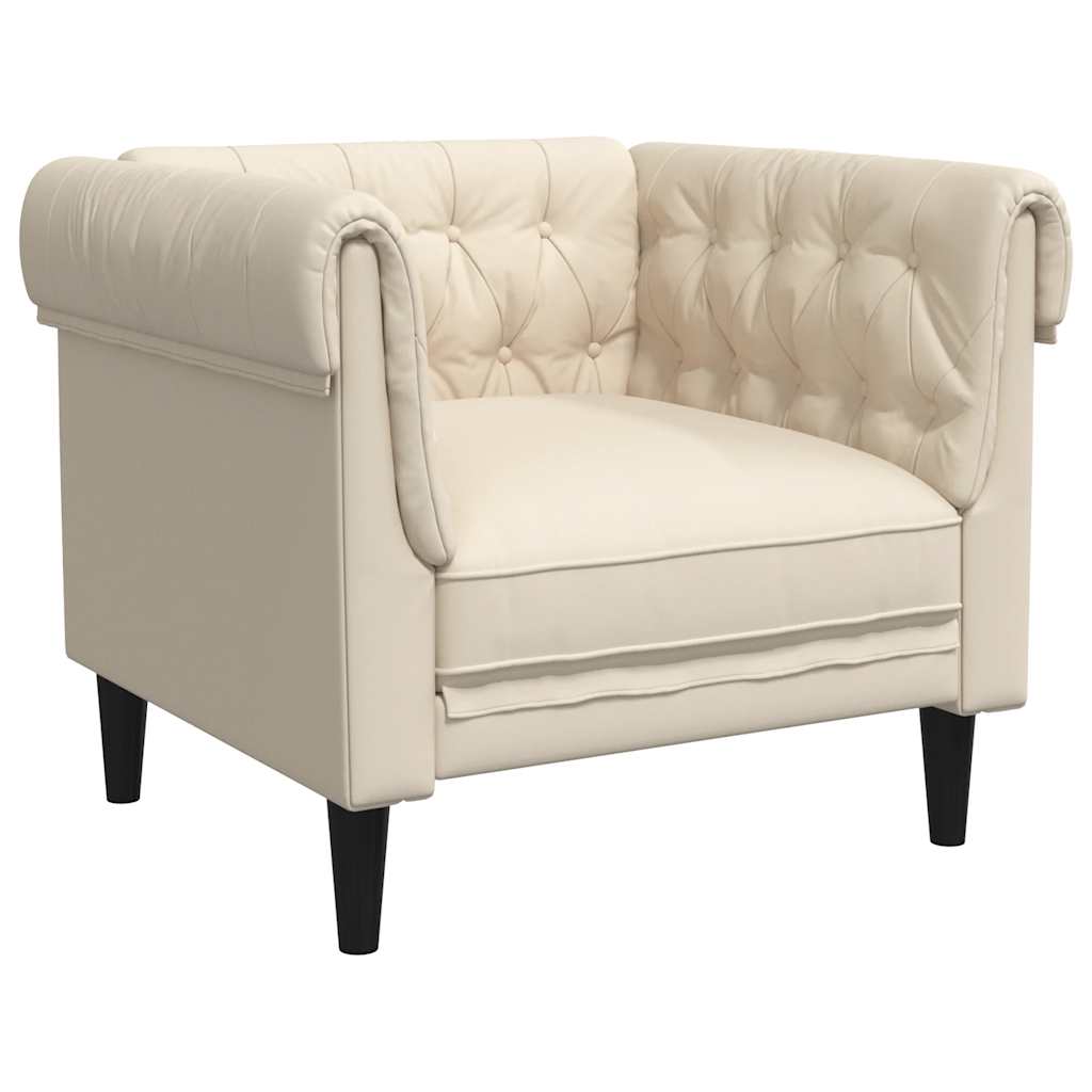 Fotelja Chesterfield platnena