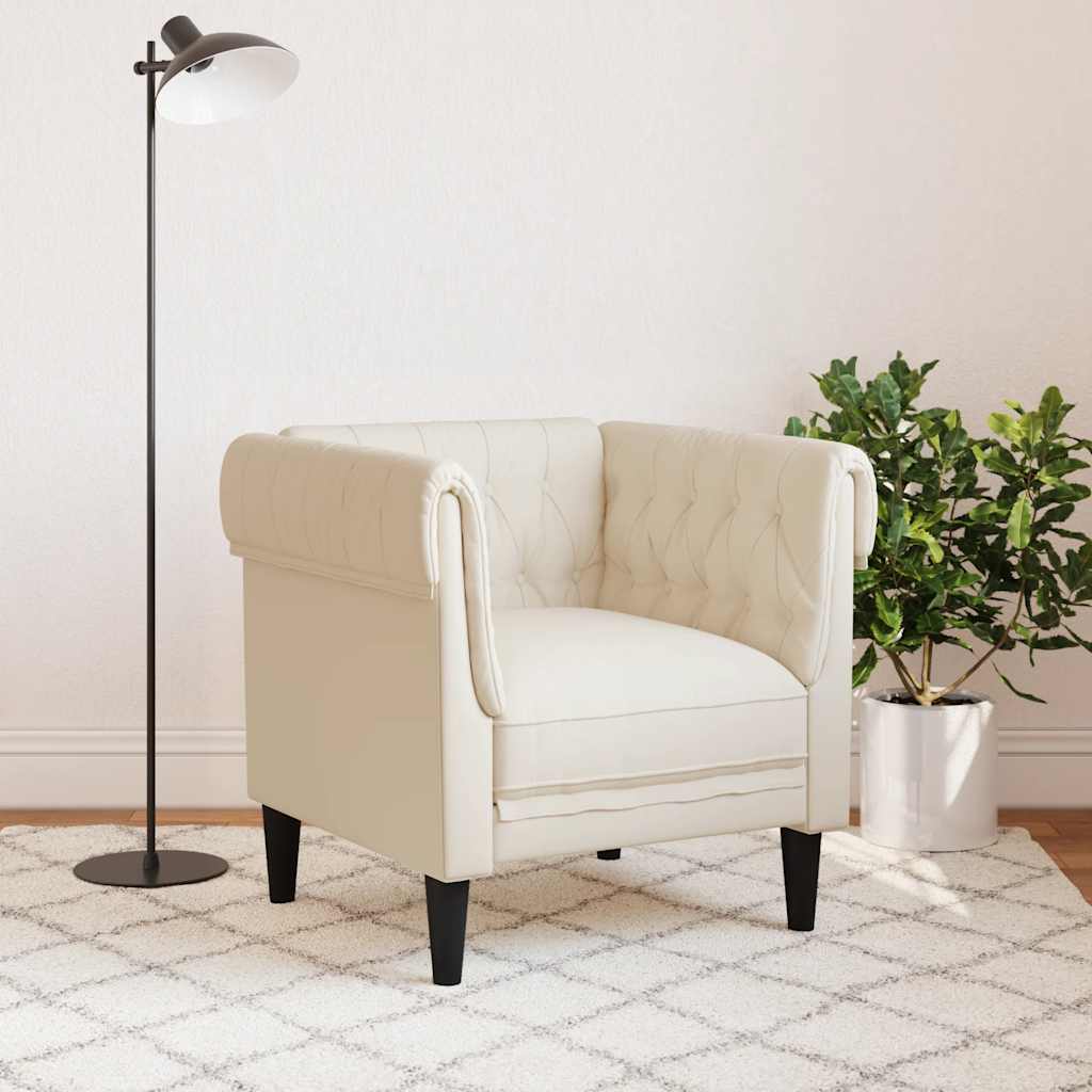 Fotelja Chesterfield platnena