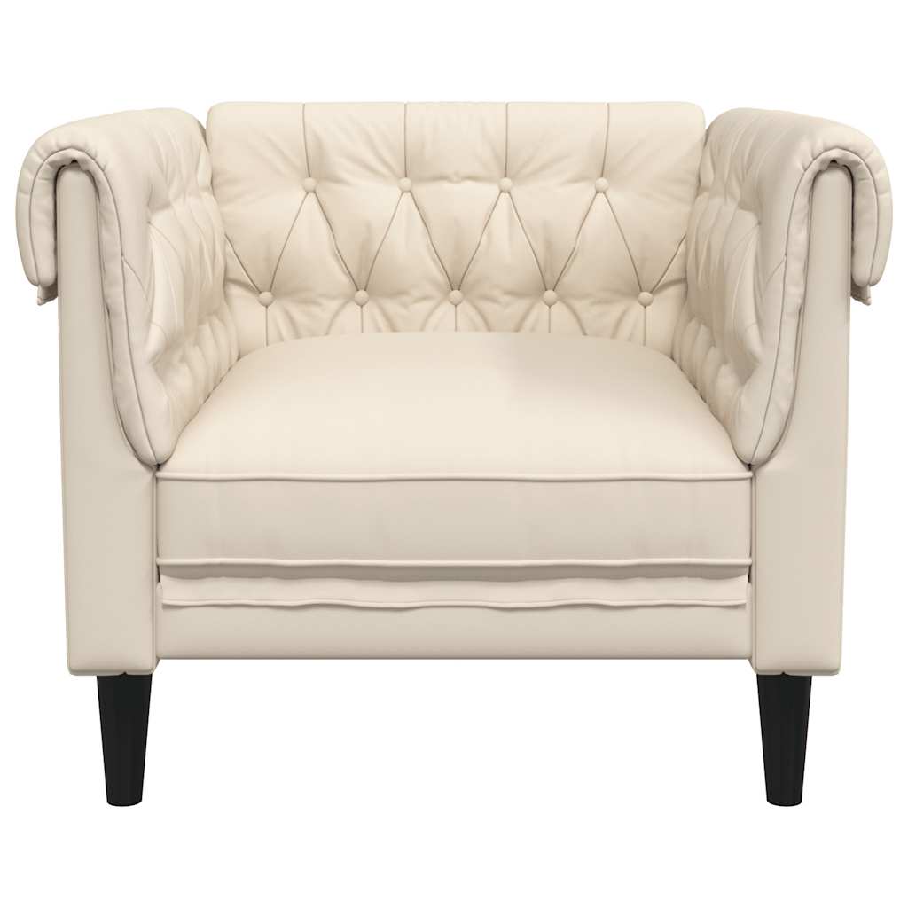 Fotelja Chesterfield platnena