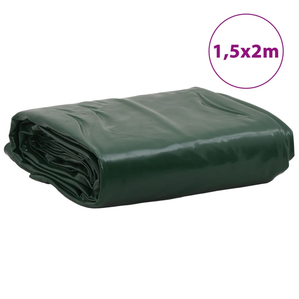 Cerada zelena 1,5x2 m 650 g/m²