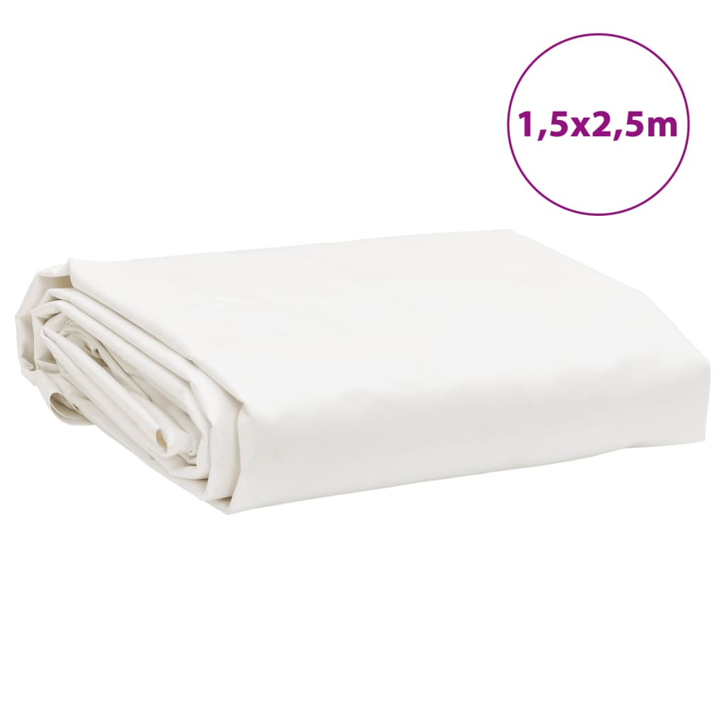 Cerada bijela 1,5 x 2,5 m 650 g/m²