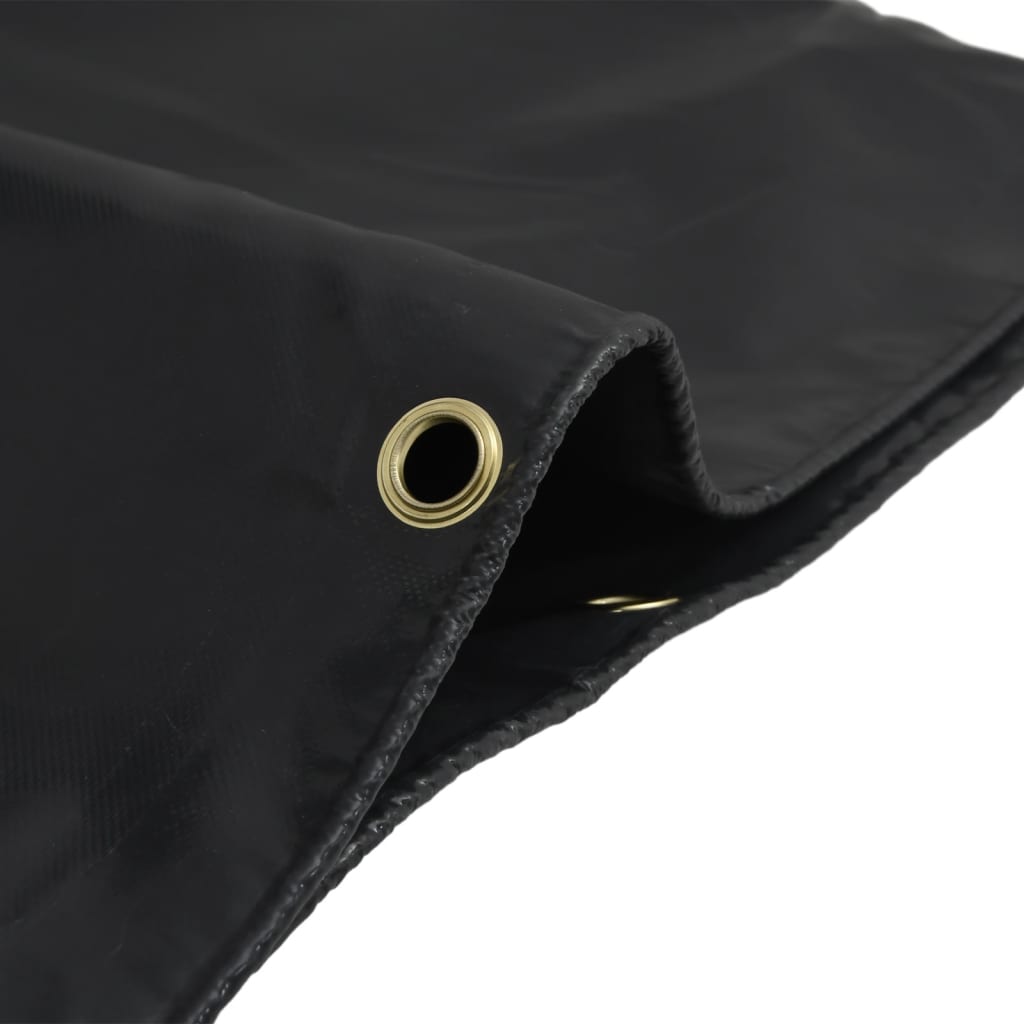 Cerada crna 2,5 x 4,5 m 650 g/m²