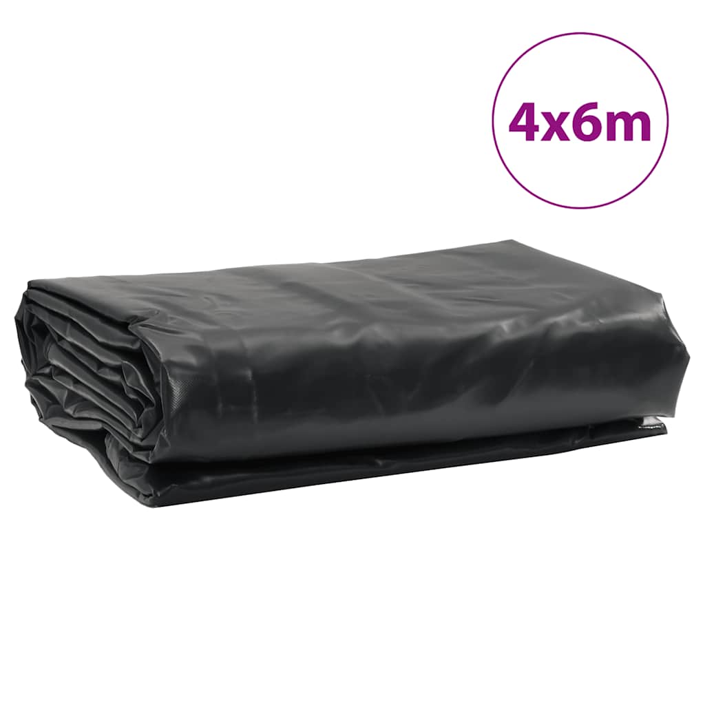 Cerada antracit 4x6 m 650 g/m²