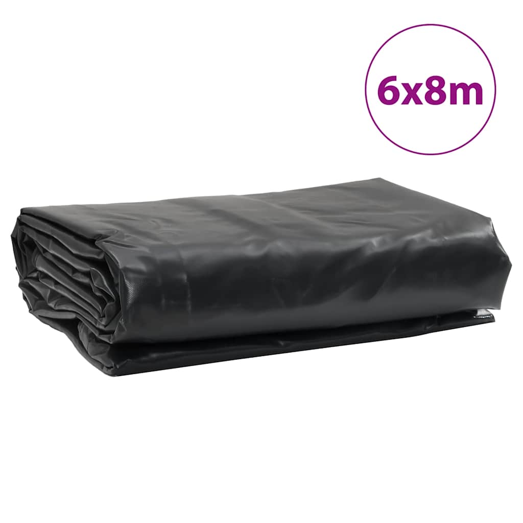 Cerada antracit 6 x 8 m 650 g/m²