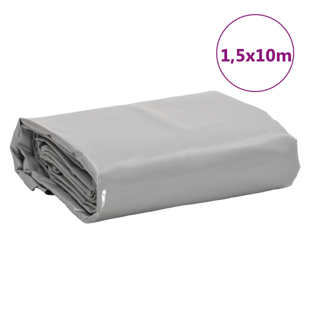 Cerada siva 1,5 x 10 m 650 g/m²