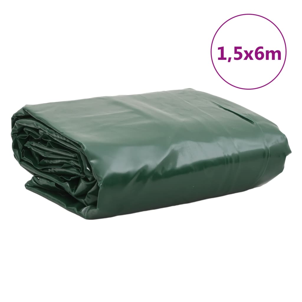 Cerada zelena 1,5 x 6 m 650 g/m²