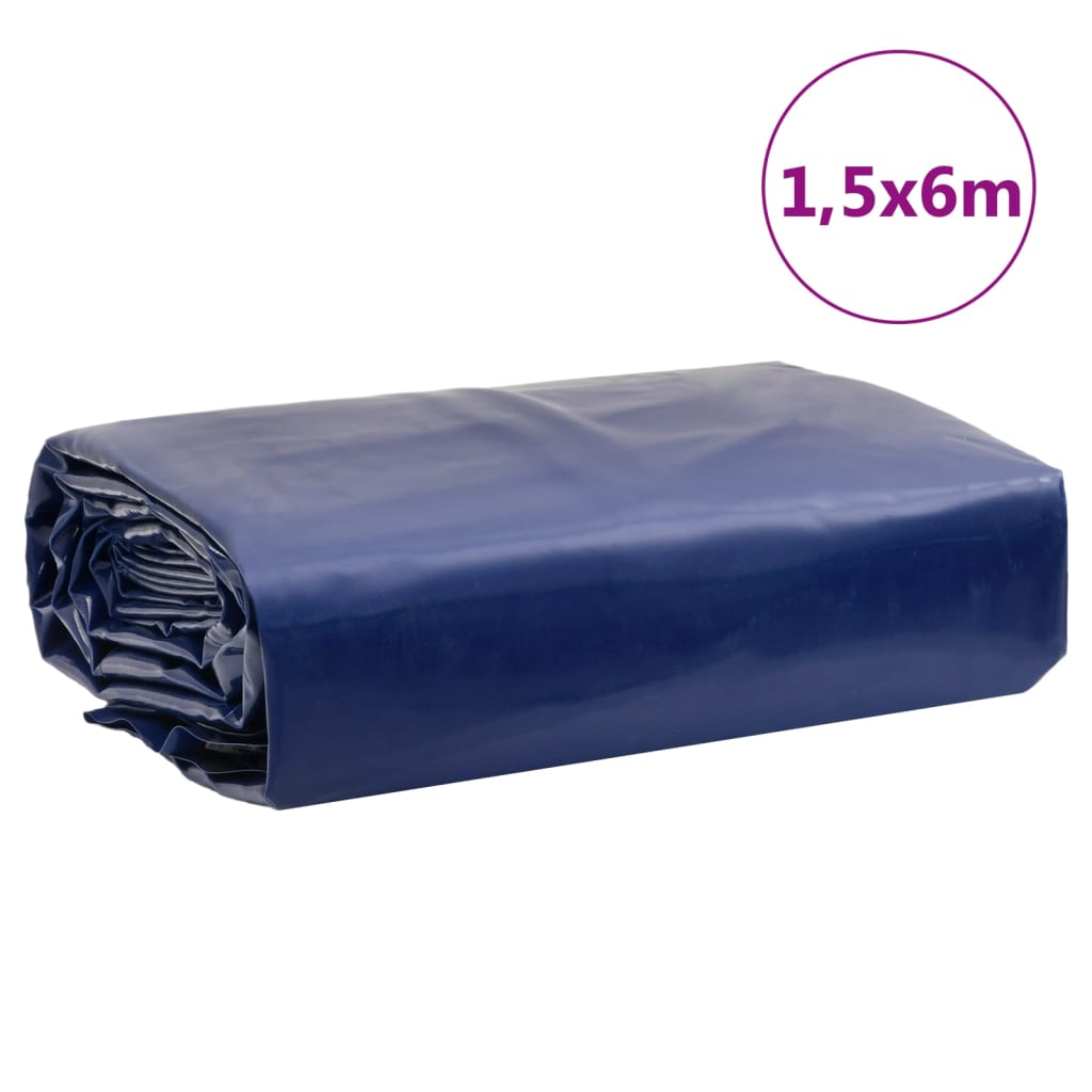 Cerada plava 1,5 x 6 m 650 g/m²