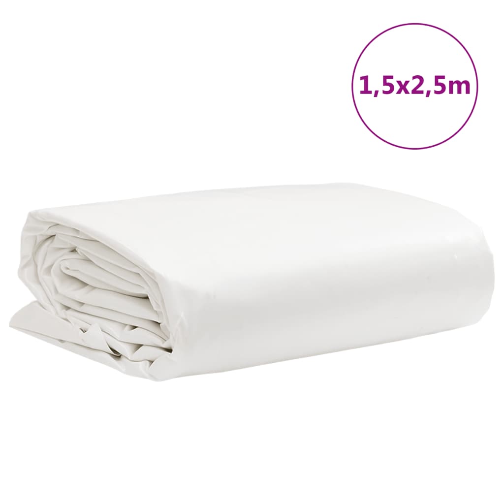 Cerada bijela 1,5 x 2,5 m 650 g/m²