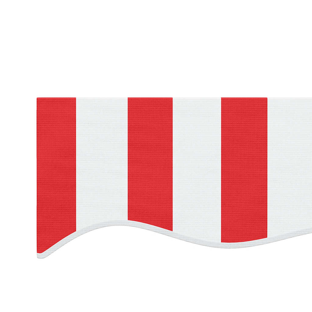 Zamjenska tkanina za tendu crveno-bijela prugasta 4,5 x 3,5 m