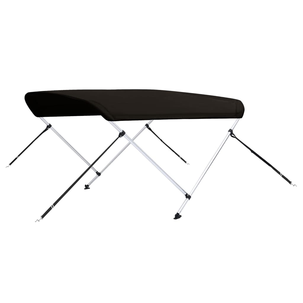 Tenda bimini s 2 luka crna 180x130x110 cm