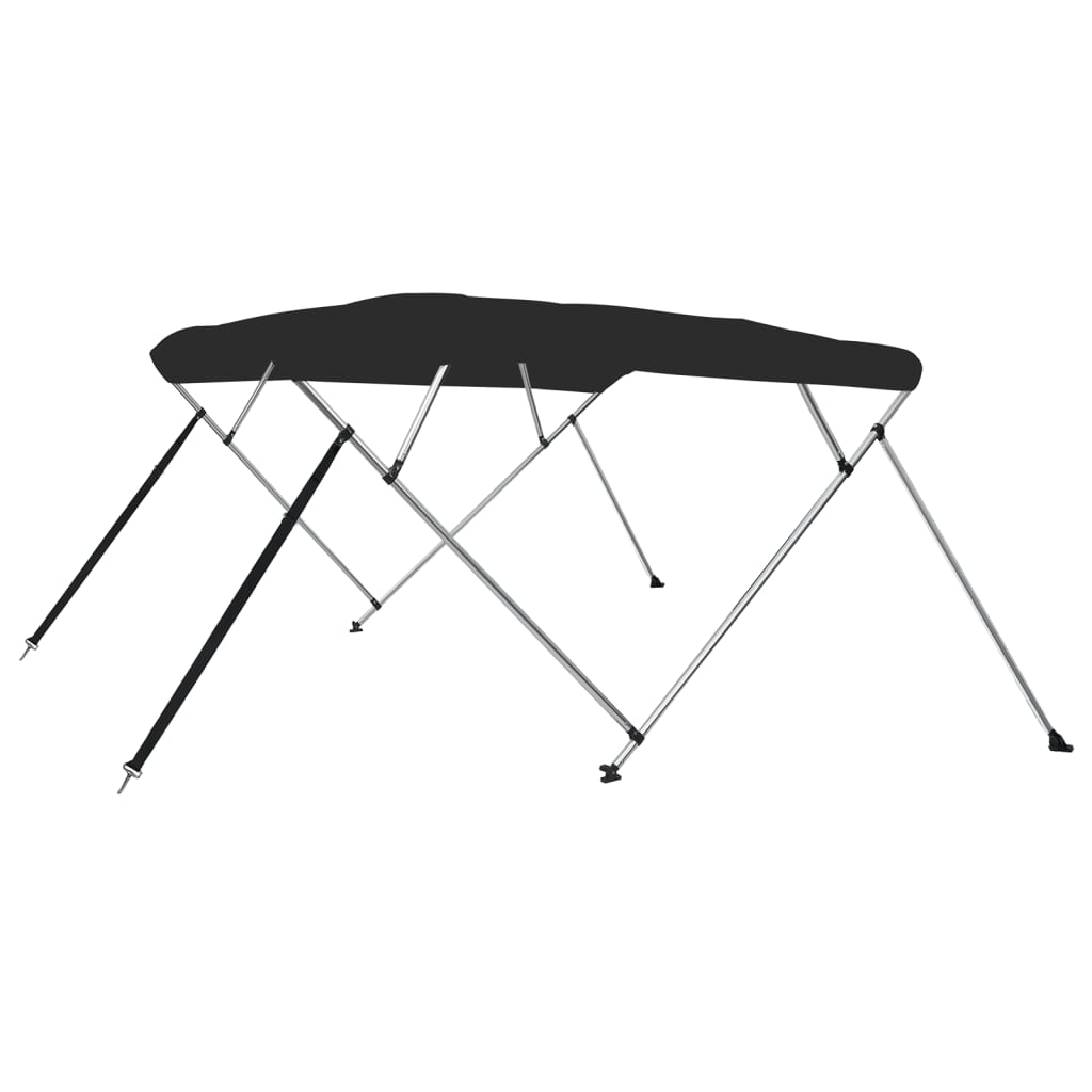 Tenda bimini s 4 luka crna 243x196x137 cm