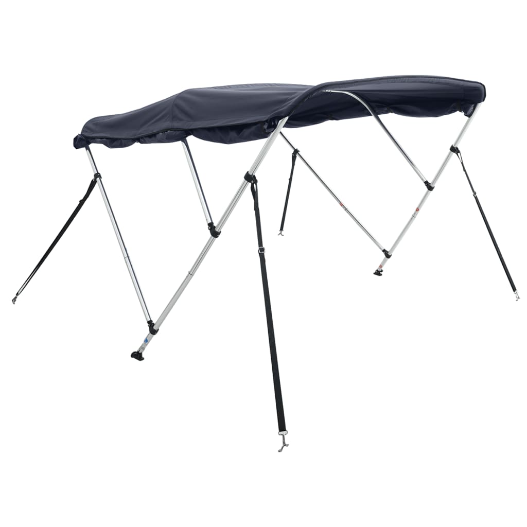 Tenda bimini s 3 luka i bočnim stijenkama 183x(137-152)x137 cm