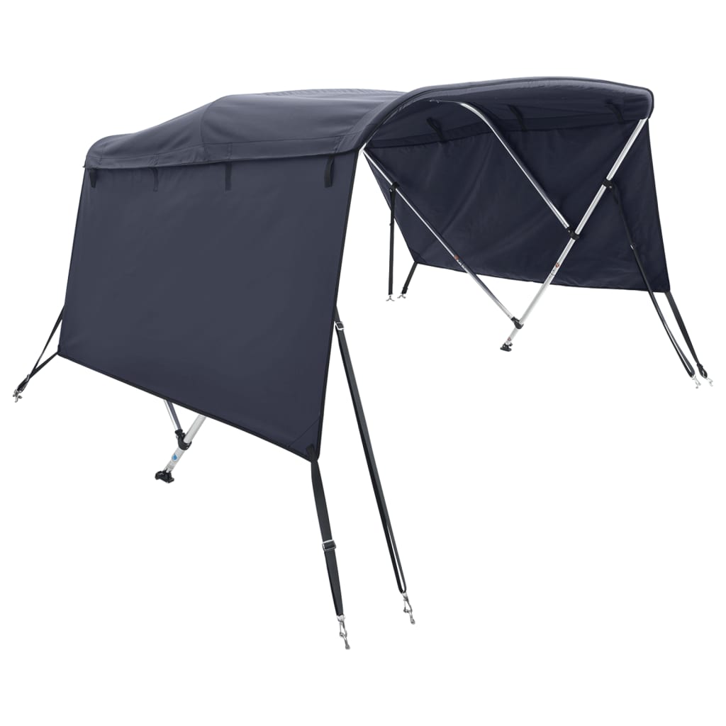 Tenda bimini s 3 luka i bočnim stijenkama 183x(154-167)x137 cm