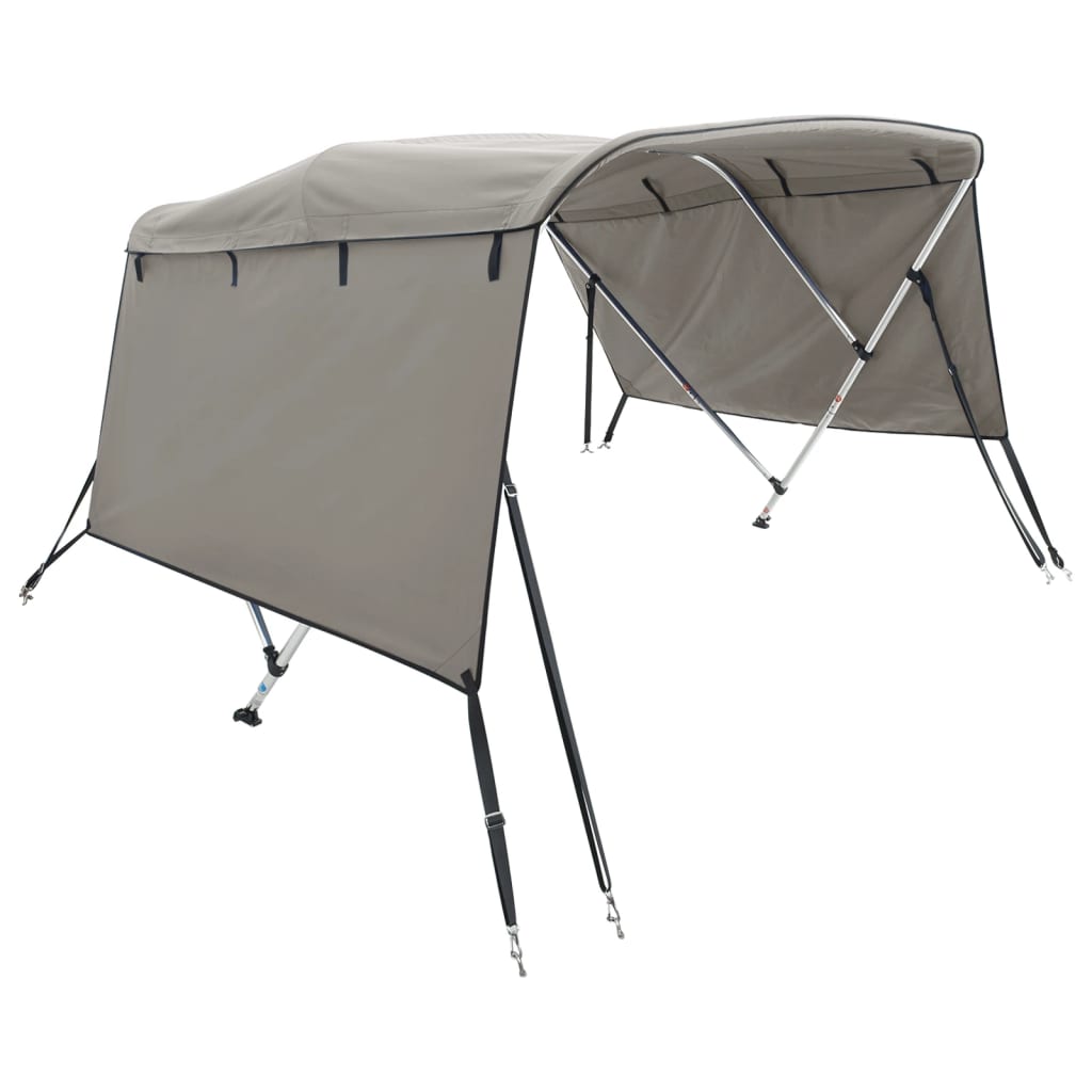 Tenda bimini s 3 luka i bočnim stijenkama 183x(170-182)x137 cm