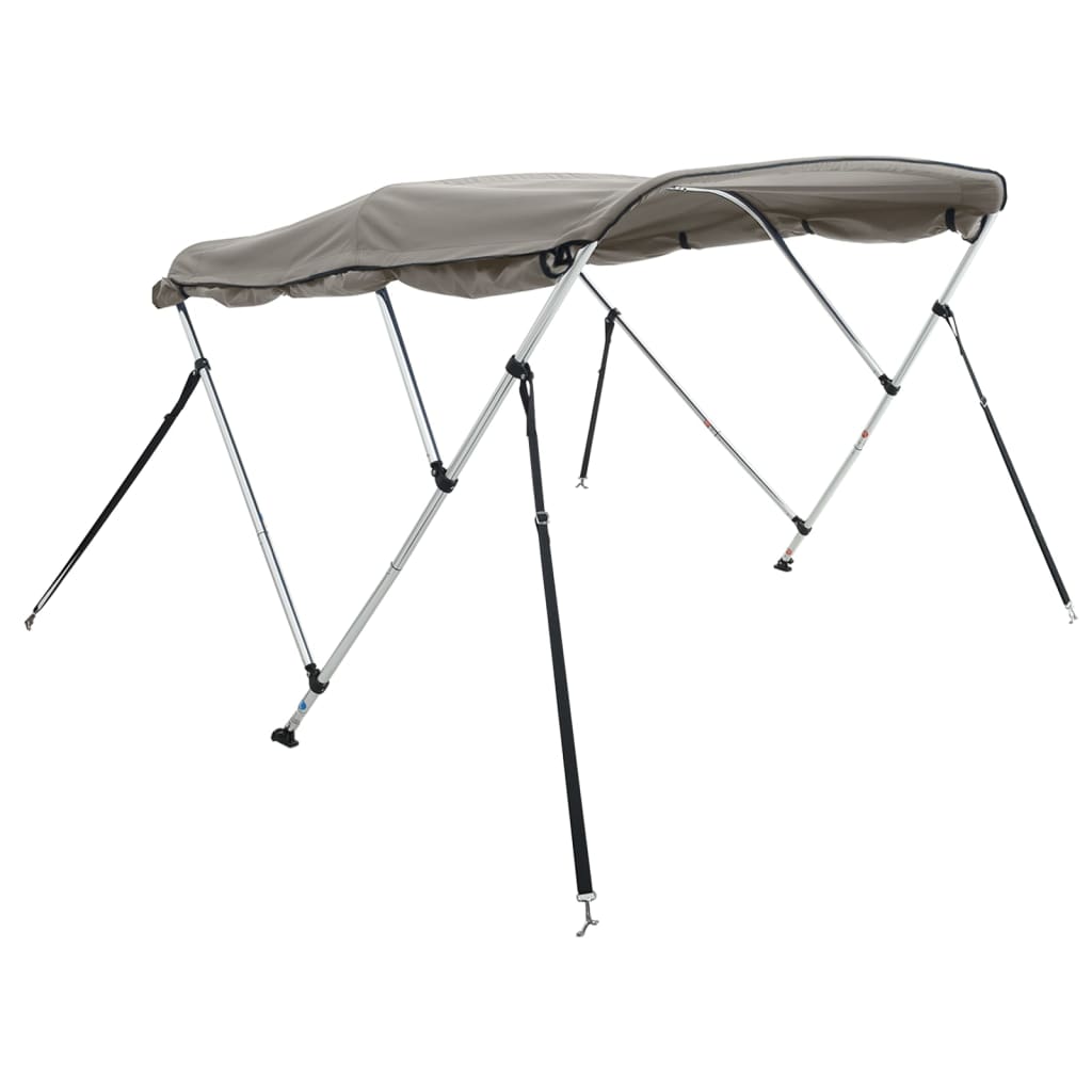 Tenda bimini s 3 luka i bočnim stijenkama 183x(185-198)x137 cm