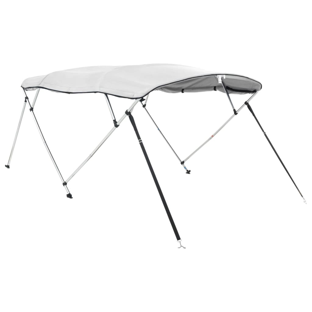 Tenda bimini s 4 luka i bočnim stijenkama 243x(185-198)x137 cm