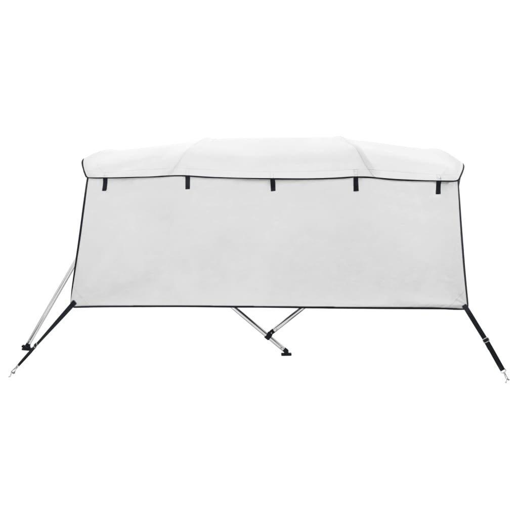 Tenda bimini s 4 luka i bočnim stijenkama 243x(185-198)x137 cm