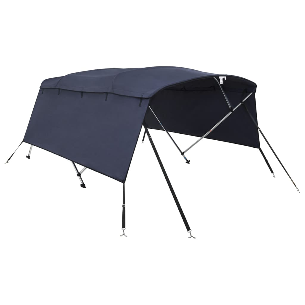 Tenda bimini s 4 luka i bočnim stijenkama 243x(230-244)x137 cm