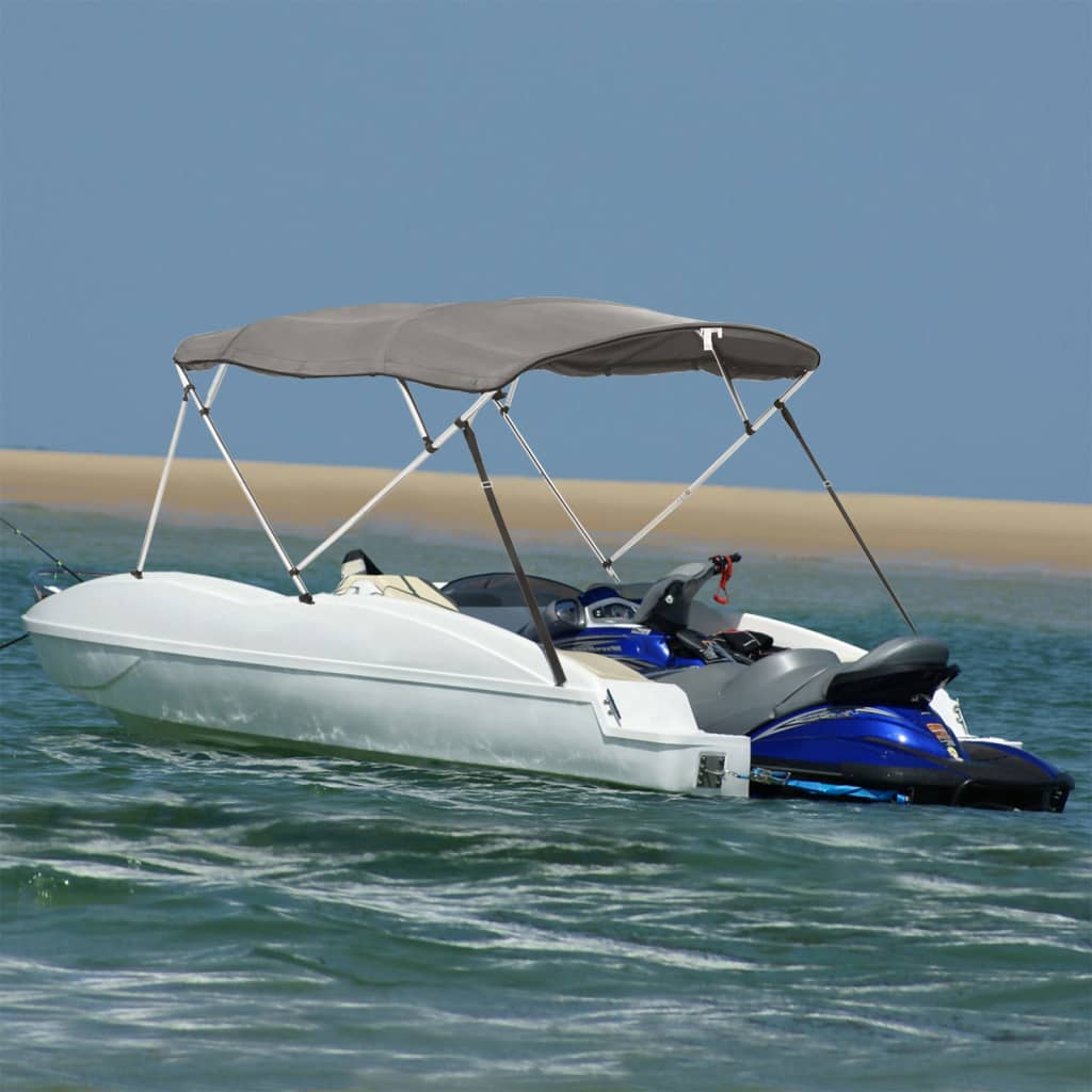 Tenda bimini s 4 luka i bočnim stijenkama 243x(200-213)x137 cm