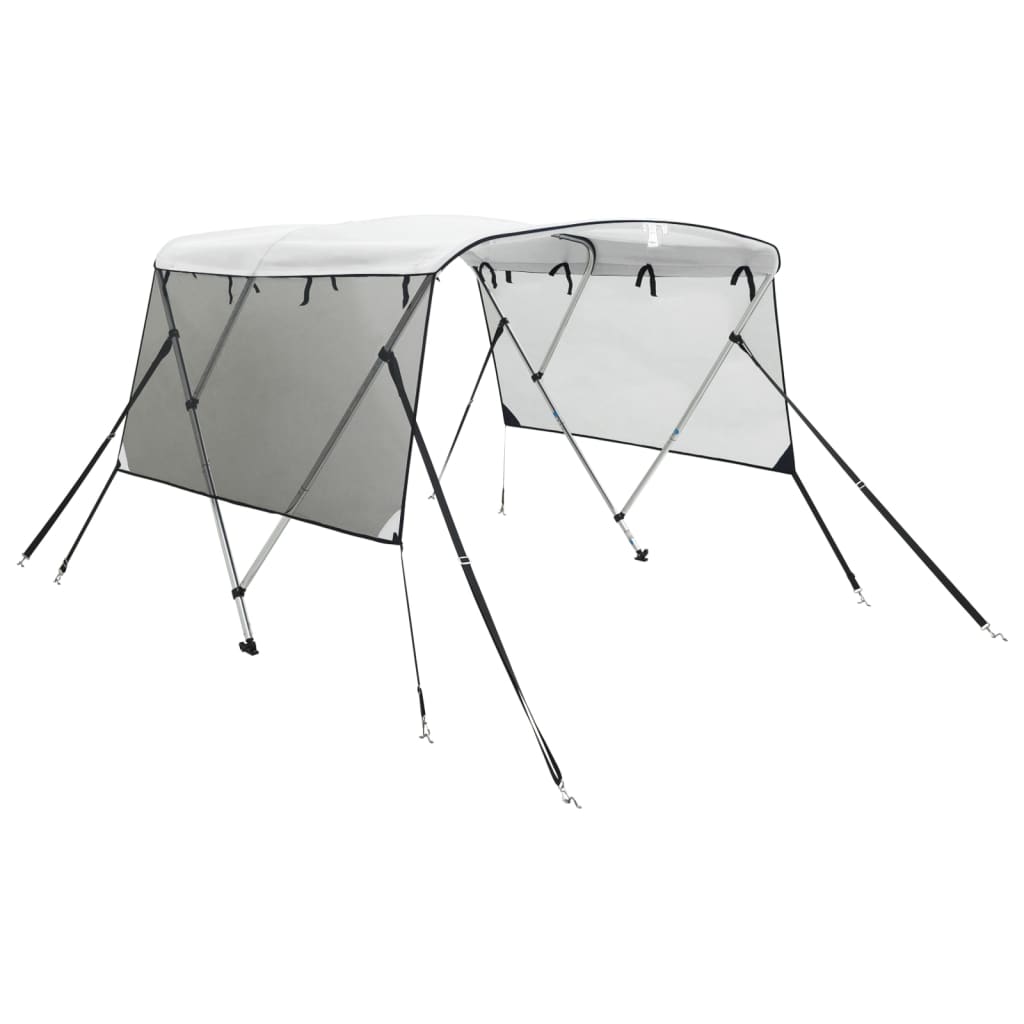 Tenda bimini s 4 luka i mrežastim zidovima 183x(170-182)x137 cm