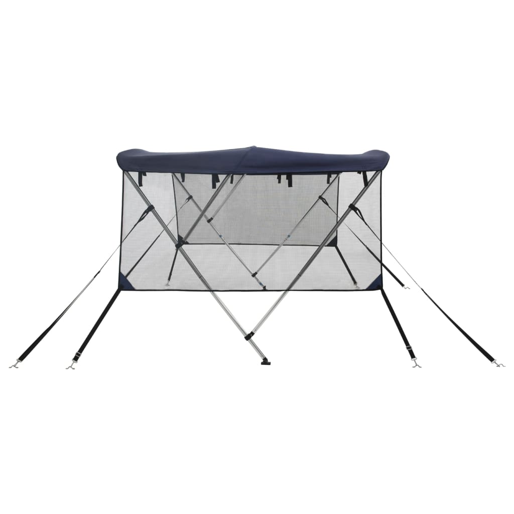 Tenda bimini s 4 luka i mrežastim zidovima 183x(170-182)x137 cm