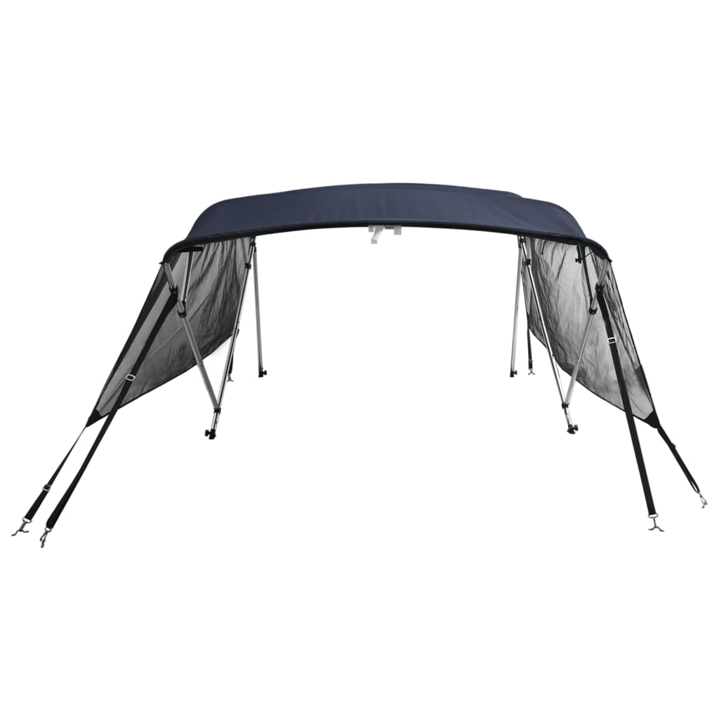 Tenda bimini s 4 luka i mrežastim zidovima 243x(170-182)x137 cm