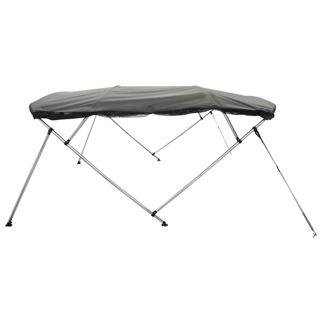 Tenda bimini s 4 luka i mrežastim zidovima 243x(185-198)x137 cm