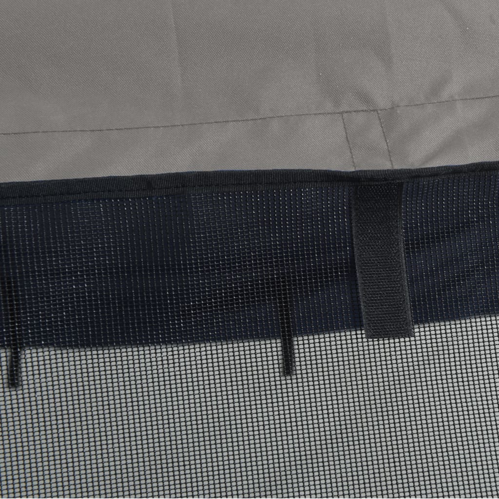 Tenda bimini s 4 luka i mrežastim zidovima 243x(185-198)x137 cm