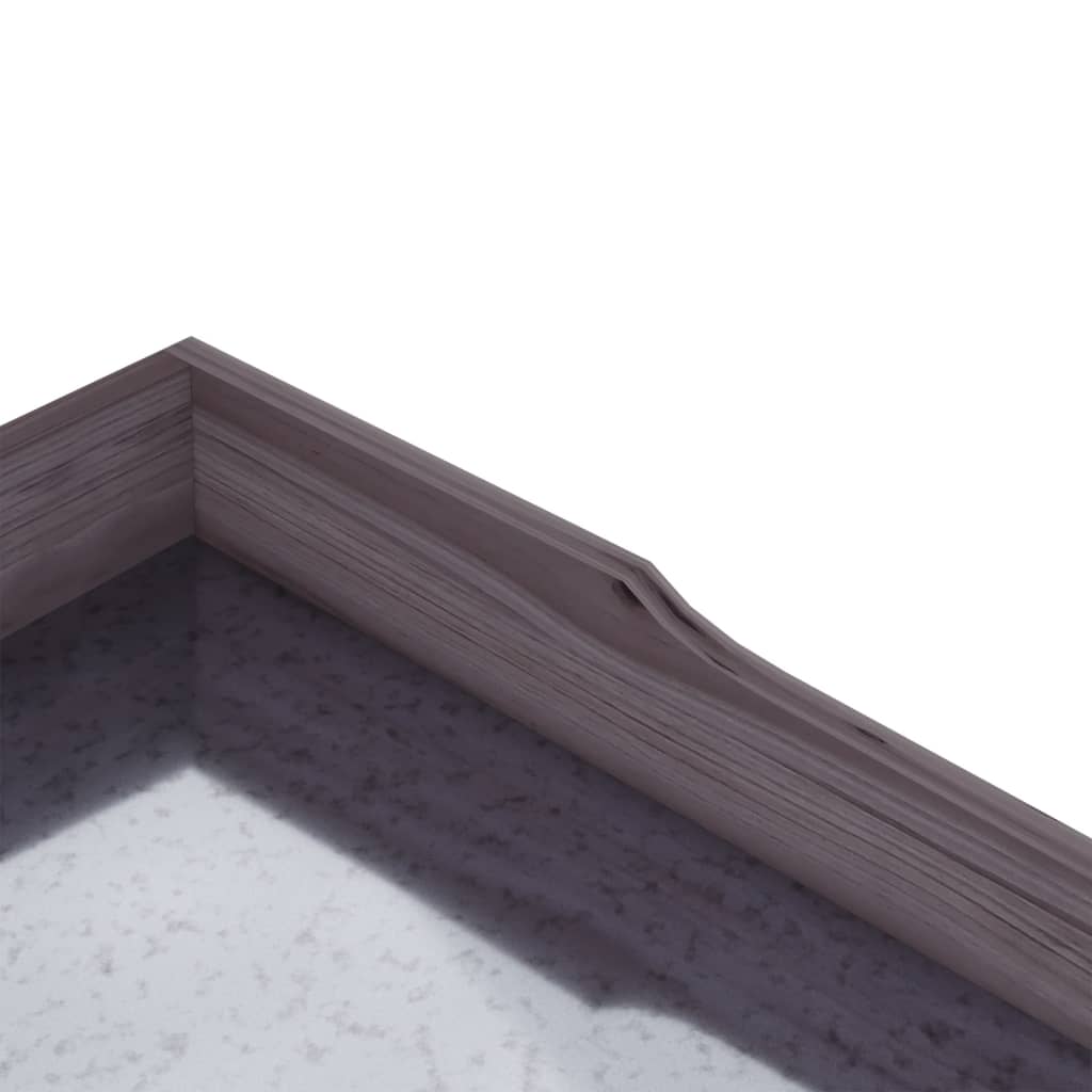 Stol za biljke s policama sivi 78x38x82,5 cm masivna jelovina
