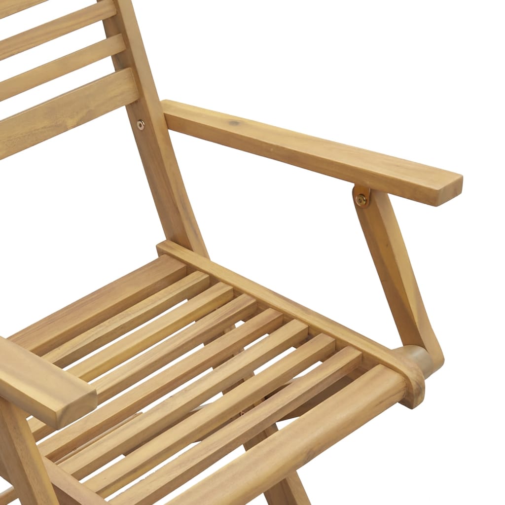 Sklopive vrtne stolice 8 kom 54,5x61,5x86,5 cm od drva bagrema