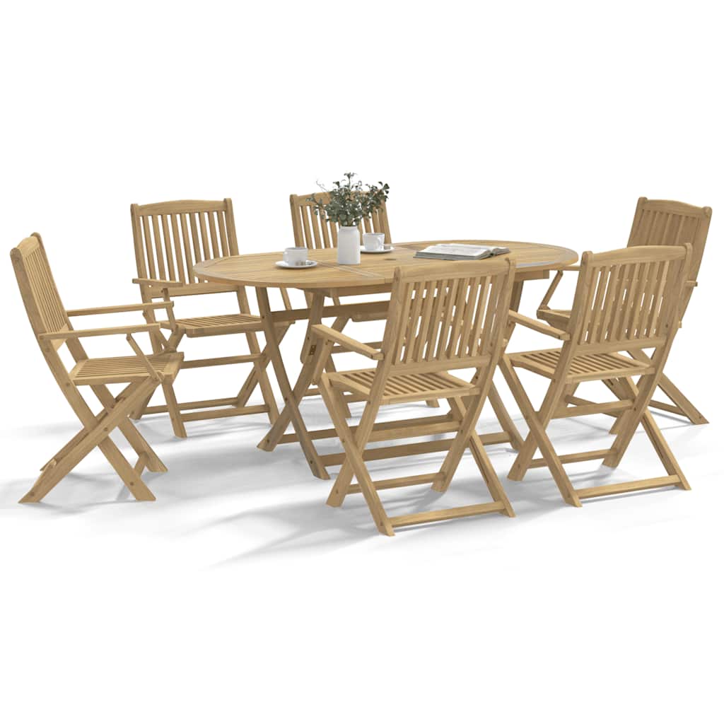 Sklopive vrtne stolice 6 kom 54x61x88 cm od drva bagrema