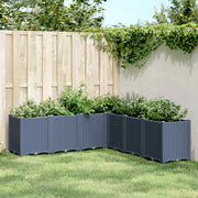 Vrtna sadilica plava siva 160 x 160 x 53 cm PP