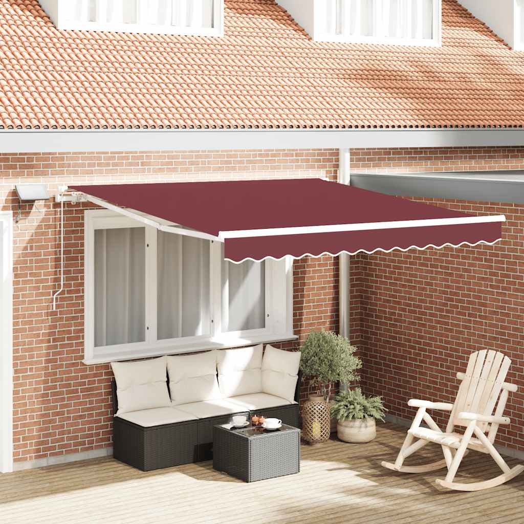 Tenda na ručno uvlačenje s LED bordo 300 x 250 cm