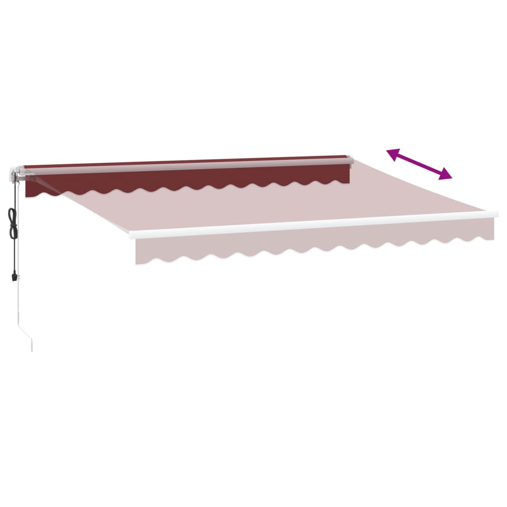 Tenda na automatsko uvlačenje s LED bordo 350x250 cm