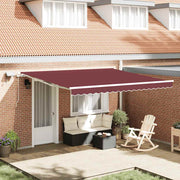 Tenda na ručno uvlačenje s LED bordo 400 x 300 cm