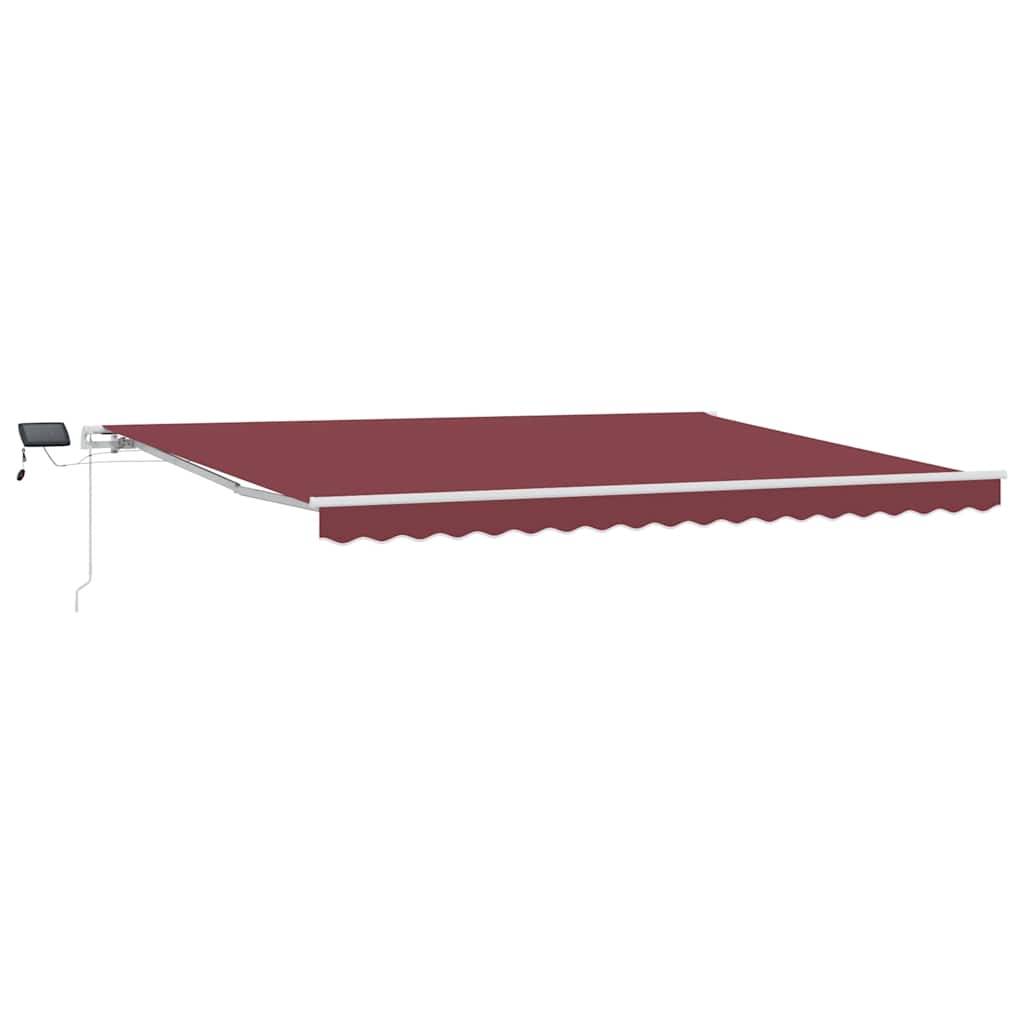 Tenda na ručno uvlačenje s LED bordo 450 x 300 cm