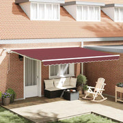 Tenda na automatsko uvlačenje s LED bordo 450x300 cm