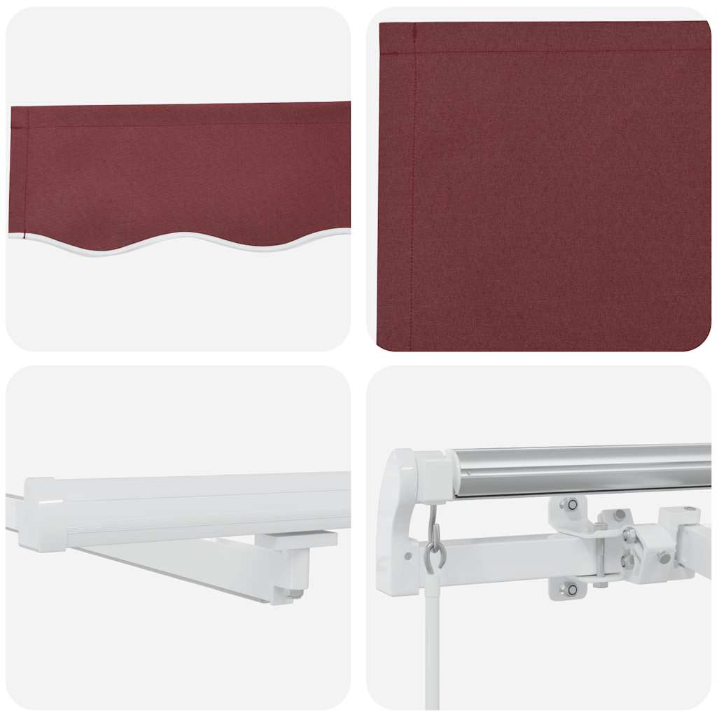 Tenda na ručno uvlačenje s LED bordo 500 x 300 cm