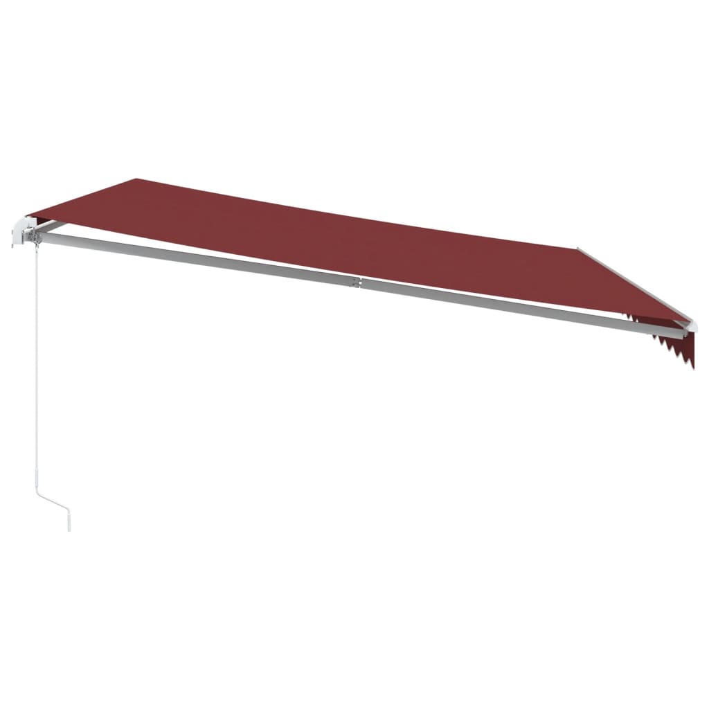 Tenda na ručno uvlačenje s LED bordo 450 x 350 cm