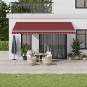 Tenda na automatsko uvlačenje bordo 500 x 350 cm