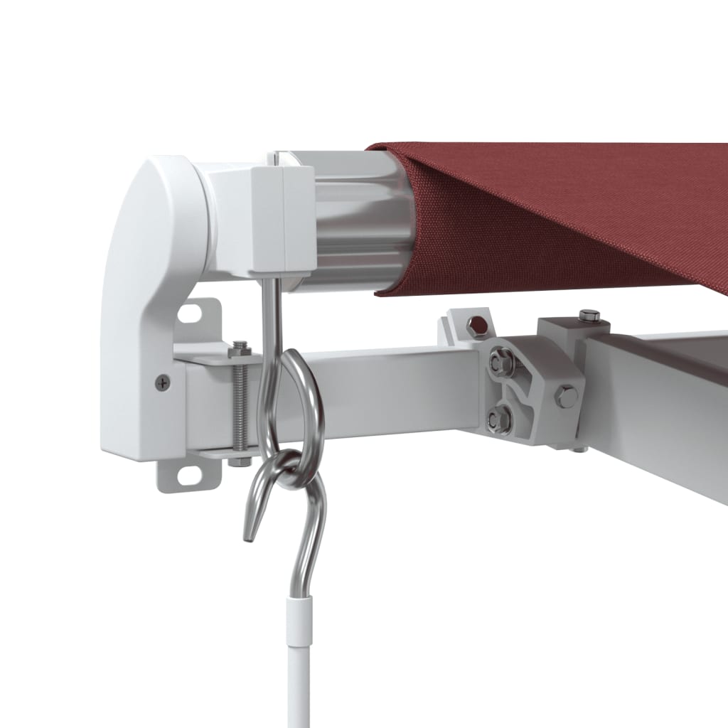 Tenda na ručno uvlačenje bordo 600 x 350 cm