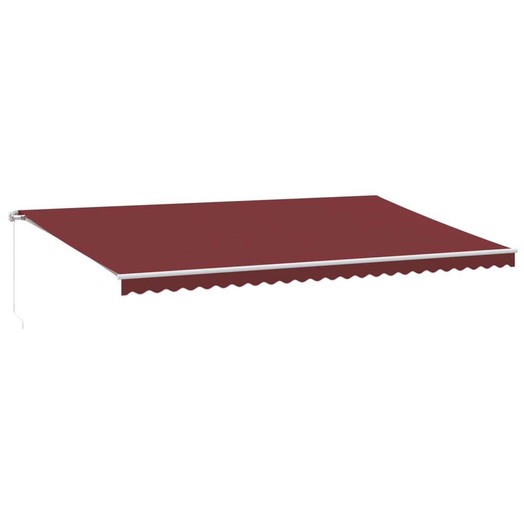 Tenda na ručno uvlačenje s LED bordo 600 x 350 cm