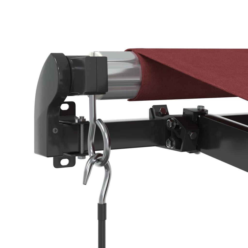 Tenda na ručno uvlačenje bordo 450 x 350 cm