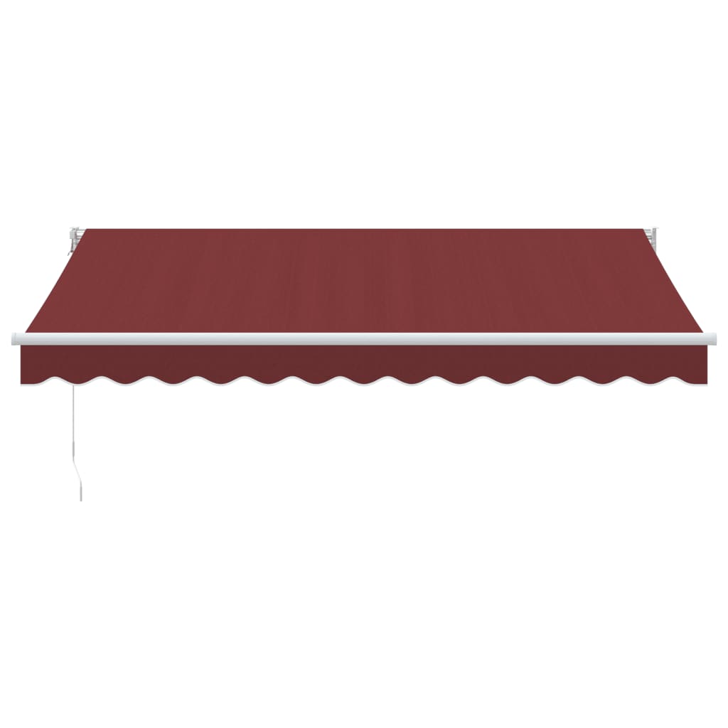 Tenda na ručno uvlačenje bordo 350 x 250 cm