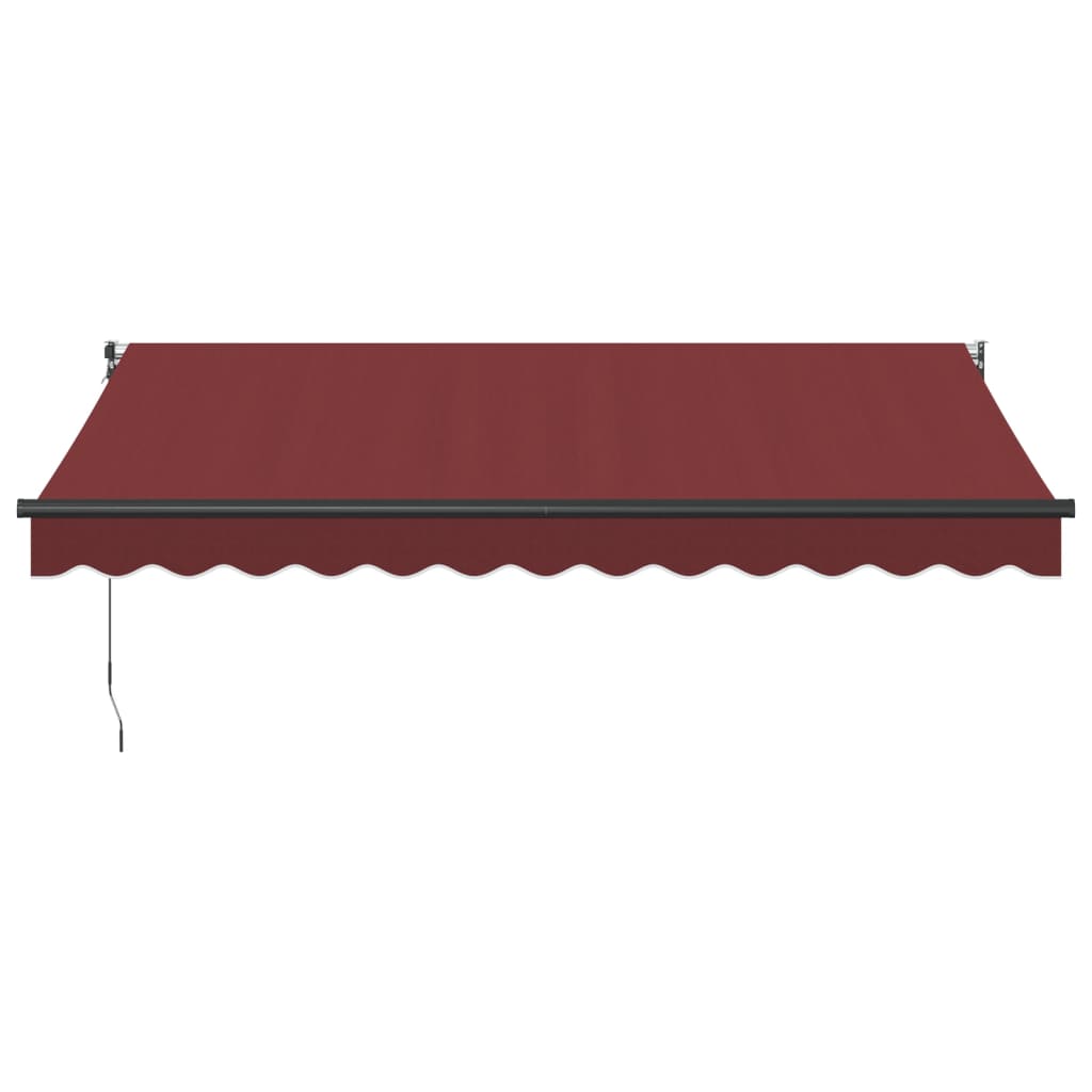 Tenda na ručno uvlačenje bordo 350 x 250 cm