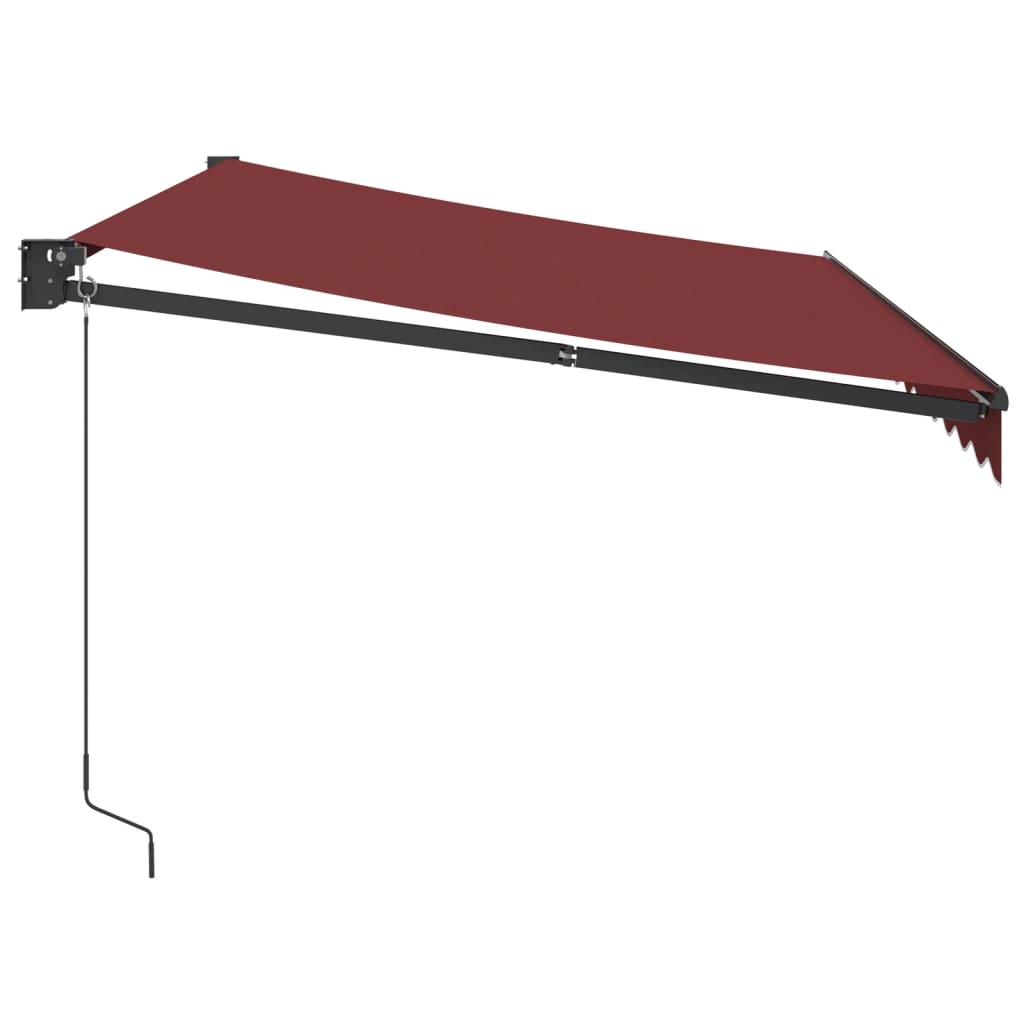 Tenda na ručno uvlačenje bordo 350 x 250 cm