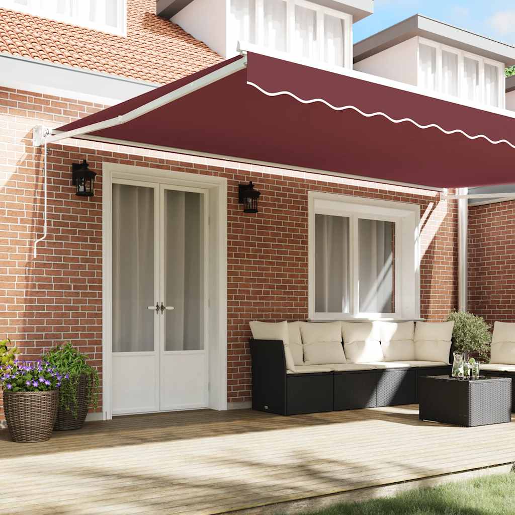 Tenda na automatsko uvlačenje bordo 500 x 300 cm