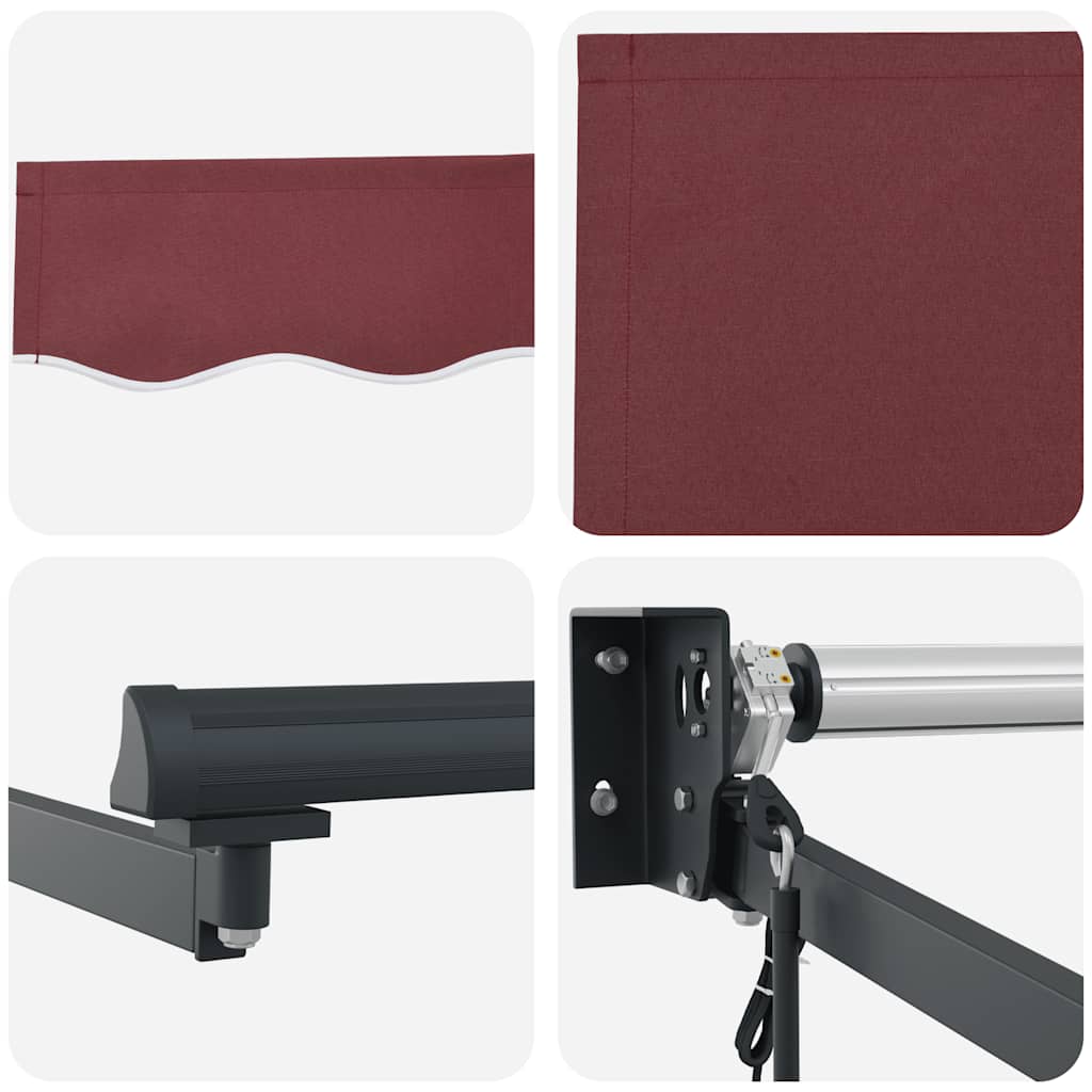 Tenda na automatsko uvlačenje bordo 450 x 300 cm