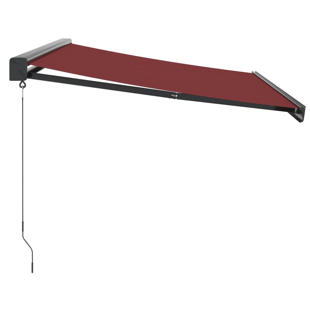 Tenda na ručno uvlačenje bordo 350 x 250 cm